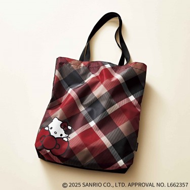 ハローキティ ぬいぐるみ付き透明バッグ サンリオ ハローキティ ヌイグルミエコバッグ ミズイロ Sanrio