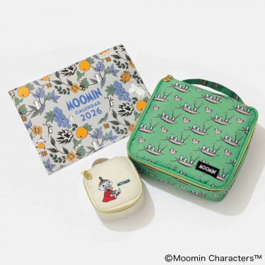 2026年1月号≪特別付録≫MOOMIN [ムーミン] 収納マルチポーチ2種+ 2026
