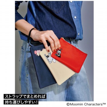 ムーミン様 ホリデー2025クリスマスポーチ 外箱とショッパーとカード