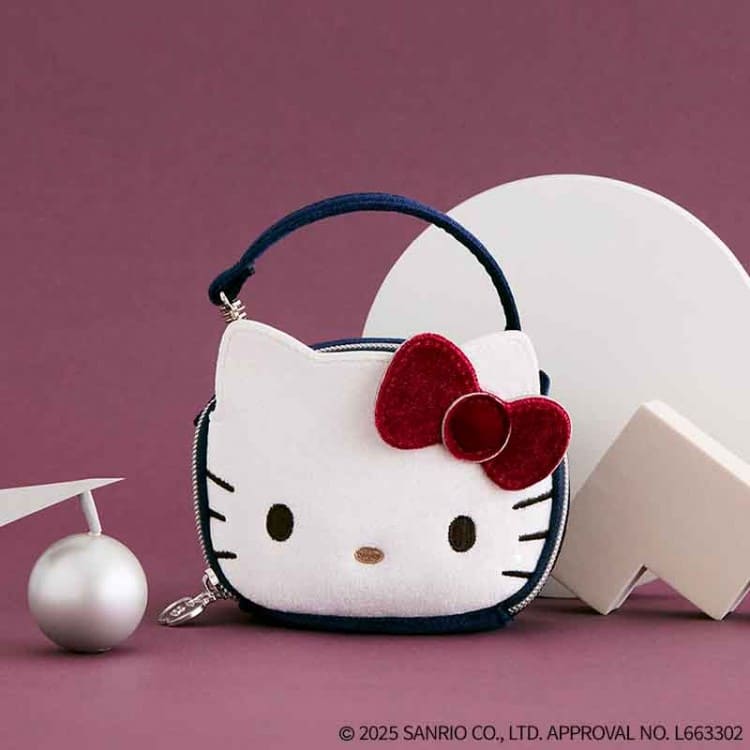 HELLO KITTY × BRILMY ミニコスメポーチ HELLO KITTY × BRILMY リップが縦に収納できる ズボラに優しいミニ
