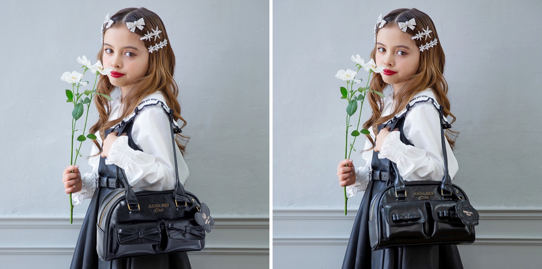 ANNA SUI mini（アナ スイ・ミニ） ロングハンドルボストンバッグBOOK