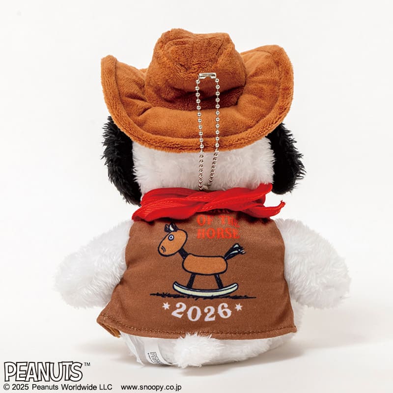 SNOOPY 2026 午 カウボーイスヌーピーのぬいぐるみポーチ BOOK