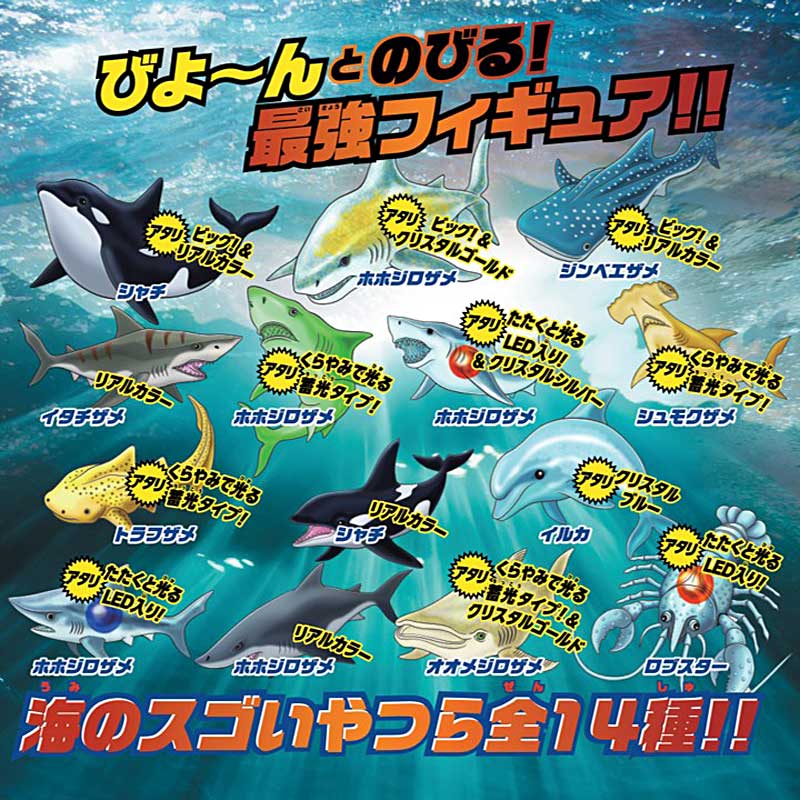 のび～る！ 最強リアル海のいきもの大集結BOOK サメ＆シャチ スペシャル！