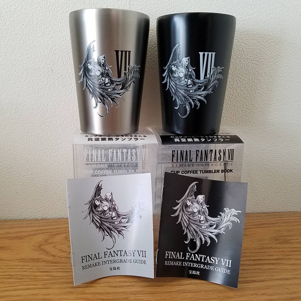 FINAL FANTASY Ⅶ REMAKE INTERGRADE CUP COFFEE TUMBLER BOOK（BLACK