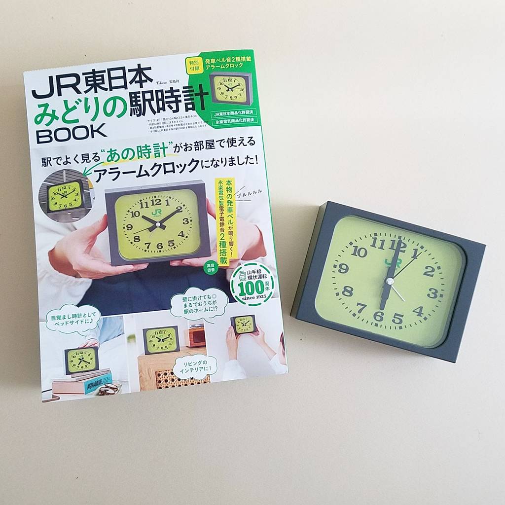 JR東日本 みどりの駅時計 アラームクロック　新品未開封 井戸さん】新品未開封】JR東日本みどりの駅時計 アラームクロック