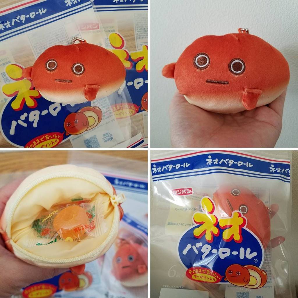 ネオバターロールの妖精ネオバタくん ふわふわぬいぐるみポーチ
